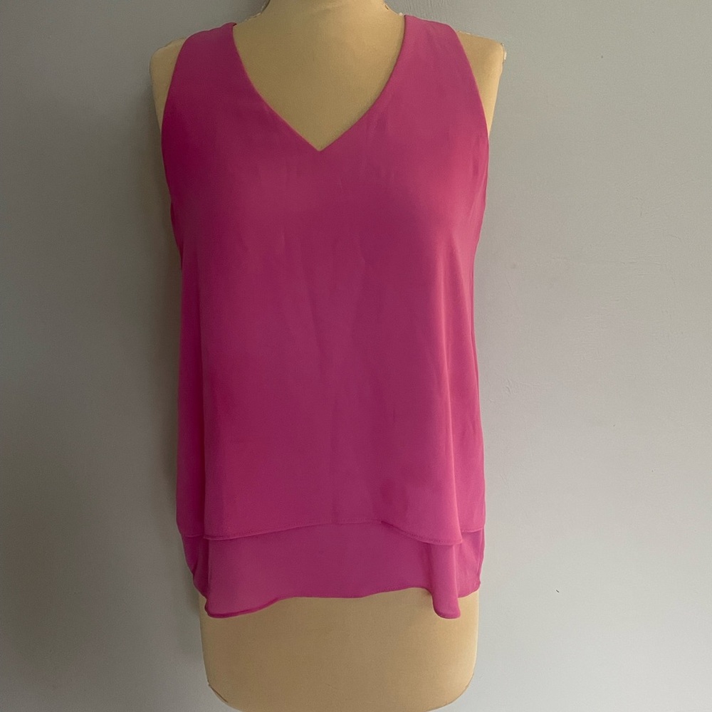 Alice Collection Pink Sleeveless Blouse. Size Small